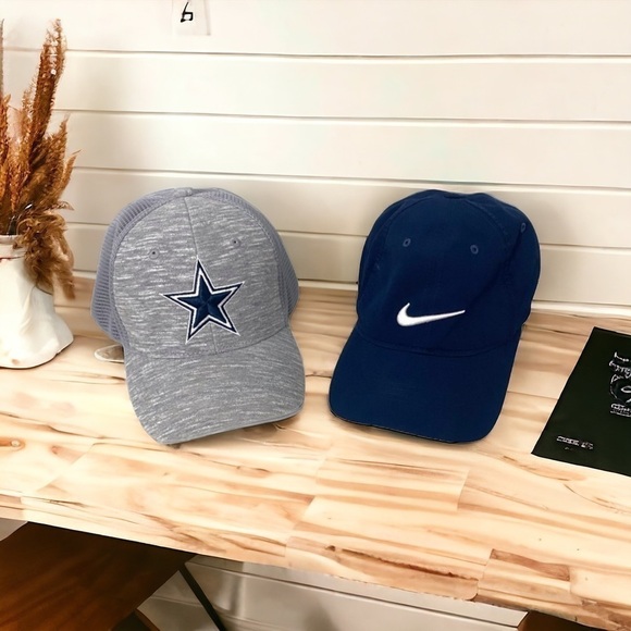 Nike Golf & Dallas Cowboy Baseball Cap Set - Picture 1 of 6